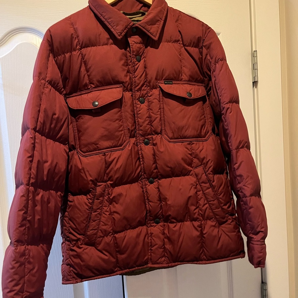 Filson Red Puffer Jacket